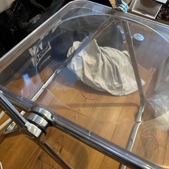 クリアチェア　リプロダクト品　おりたたみ　韓国インテリアの画像