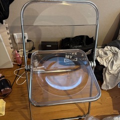 クリアチェア　リプロダクト品　おりたたみ　韓国インテリアの画像