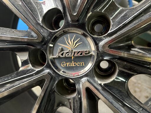 ５５プリウス等に！！215/40R18　社外アルミ、タイヤ４本セット！！