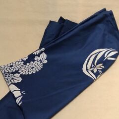 昭和レトロ 綿100% 藍染め大判風呂敷