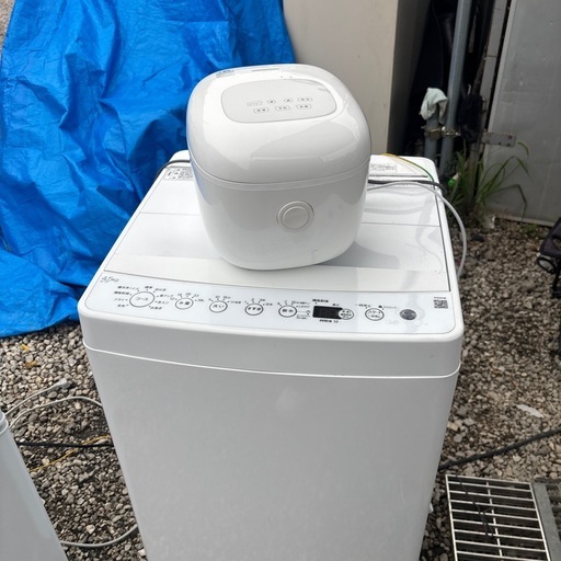 冷蔵庫、洗濯機、レジ、オーブン、炊飯器セット
