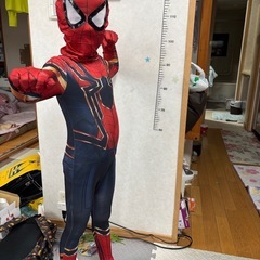 スパイダーマン 仮装 ハロウィン衣装 子供 男の子 フリーサイズ110から120の画像