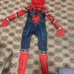 スパイダーマン 仮装 ハロウィン衣装 子供 男の子 フリーサイズ110から120の画像