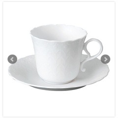 ナルミ　ティーポット　コーヒーカップ２客の画像