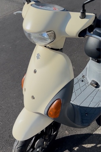 【売約済・お買い上げありがとうございました】始動動画有り‼️レッツ4(ca45a)低速からの加速は抜群‼️バッテリー新品❗️オイル交換済❗️ シート破れ無し❗️走行距離8689km(メーター読み) 　原付　スクーター