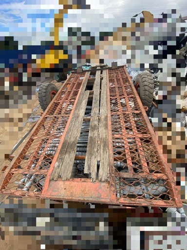 中川車輌 3条 4条　コンバイントレーラー 中川　NCB-800 油圧シーソー  最大積載量 2500kg 中古 引き取り限定 中川車輌 3条 4条コンバイントレーラー 中川NCB-800 油圧シーソー 最大