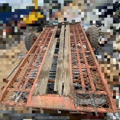 中川車輌 3条 4条　コンバイントレーラー 中川　NCB-800 油圧シーソー  最大積載量 2500kg 中古 引き取り限定の画像