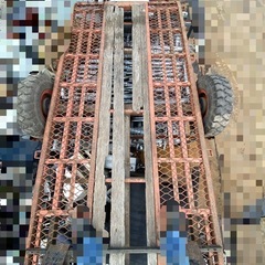 中川車輌 3条 4条　コンバイントレーラー 中川　NCB-800 油圧シーソー  最大積載量 2500kg 中古 引き取り限定の画像