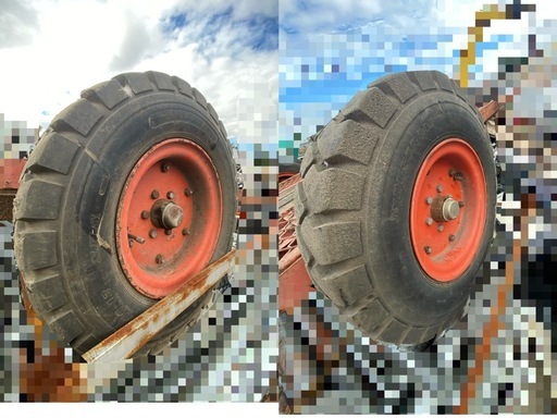 中川車輌 3条 4条　コンバイントレーラー 中川　NCB-800 油圧シーソー  最大積載量 2500kg 中古 引き取り限定