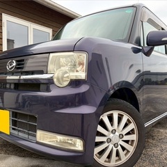 低走行8万キロ台お買い得車‼️月々9千円〜分割払い可❗️車検2年付き！【名義変更代込み】車内広い！大人気☆ムーブコンテカスタム☆SDナビ付き☆走行中DVD見れます☆便利なバックカメラ付き☆フルオートエアコン☆ドライブレコーダー付きのフル装備☆事故修復歴無し☆純正アルミ☆そのまま乗って帰れます‼️の画像