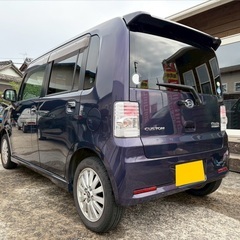 低走行8万キロ台お買い得車‼️月々9千円〜分割払い可❗️車検2年付き！【名義変更代込み】車内広い！大人気☆ムーブコンテカスタム☆SDナビ付き☆走行中DVD見れます☆便利なバックカメラ付き☆フルオートエアコン☆ドライブレコーダー付きのフル装備☆事故修復歴無し☆純正アルミ☆そのまま乗って帰れます‼️の画像
