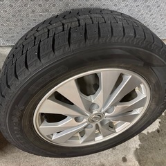 セレナ純正ホイール＋22年製195/65R15スタッドレス（7〜8部山）４本セットの画像