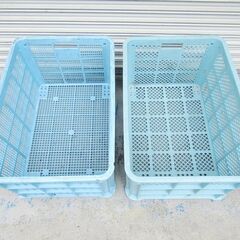 プラスチック リステナー MB-150 大型 用途の広いコンテナー 多くの業種 ワゴン コンテナボックス 2段積み 積み重ねケース  2台セット リスのプラスチック サンコー サンテナーの画像