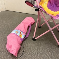 お譲りします！キッズ女の子用アウトドアチェアの画像