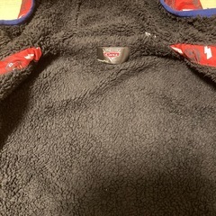 カーズ　120㎝　内側モコモコ　フリース　ジャケット　フード付き　ジップアップ　パーカー　cars　の画像