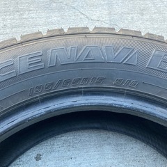 冬タイヤほぼ新品 195/65R15 2本 新品時のイボ残りあり の画像