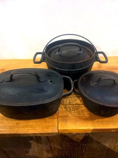 キャンプに希少南部鉄器OIGENクックトップ 丸深形 20cm