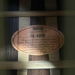 アコースティックギター YAMAHA FG-401Bの画像