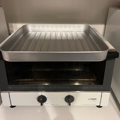 タイガー魔法瓶(TIGER) オーブントースター トリプルヒーター 火力5段階切替 マットホワイト KAM-R130WMの画像