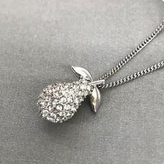 【未使用保管品】Swarovskiスワロスキー ☆洋梨モチーフネックレスの画像