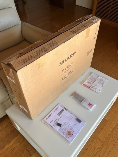 SHARP AQOS 25年製32V型 液晶テレビ2T-C32GE1 未使用
