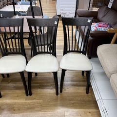 ダイニング5点セット ダークブラウン×ホワイト のご紹介です！の画像