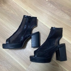 attagirl 厚底メッシュブーツサンダルの画像