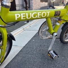 プジョーPEUGEOT colibri コリブリ　折り畳み自転車ミニベロ の画像