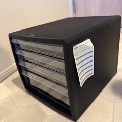美品四段レターケースの画像
