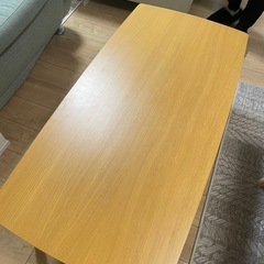 【値下げ】120cm幅　ローテーブル　リビングテーブルの画像