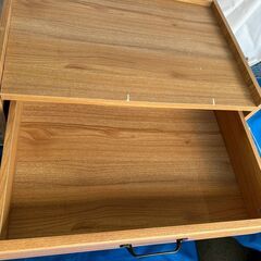 ナチュラル木目の食器棚／収納棚♪ 引き取り限定◎の画像