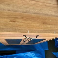 ナチュラル木目の食器棚／収納棚♪ 引き取り限定◎の画像