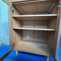 ナチュラル木目の食器棚／収納棚♪ 引き取り限定◎の画像