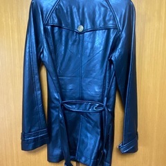 フェイクレザージャケット　ブラック　Mサイズの画像