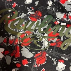 ローリングス　レッド×ブラック柄Tシャツ　Sサイズの画像