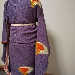 礼装仕立て総絞り7才用着物の画像