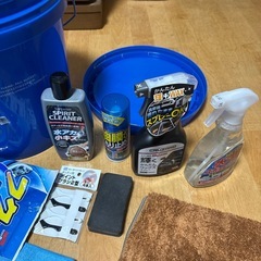 洗車セット　18点　未使用品&使用品の画像