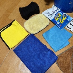 洗車セット　18点　未使用品&使用品の画像