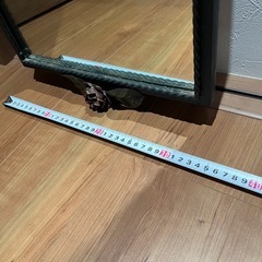 アンティーク壁掛け鏡 姿見　大型ブロンズミラーの画像