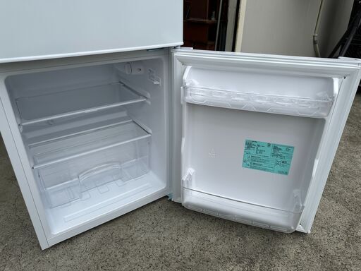 【動作保証あり】Haier ハイアール 2024年 BR-85A(W) 85L 2ドア 直冷式 冷凍冷蔵庫【管理KRR790】