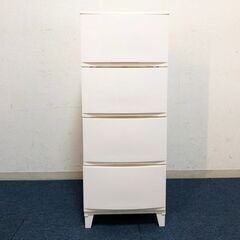 SANIDEA 4段収納ケース ホワイト系マットタイプ 衣装ケース MADE IN JAPAN サンイデア収納ボックス 日本製の画像