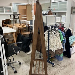 O 2510-591 ハンガーラック 木製 キズ 汚れありの画像