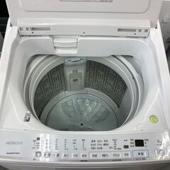 ★リユースのサカイ千葉中央店★ HITACHI 洗濯機 8kg 21年製 動作確認／クリーニング済み TC5092の画像