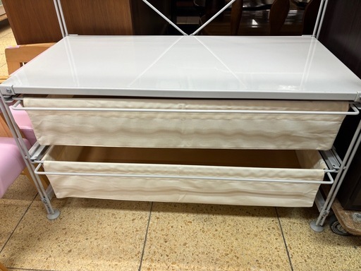 《リユースマン倉敷》ハンガーラック 衣類掛け ホワイト