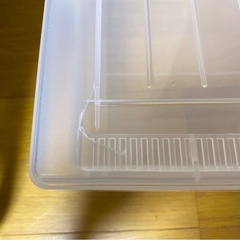 クリア ケース 衣装ケース 収納 キャスター付き 2セットの画像