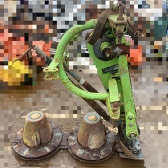 スター 2連ディスクモア MDM1300 ジャンク品 手動ハンドル トラクター用 作業機 草刈り 牧草 農機具 中古 引き取り限定の画像