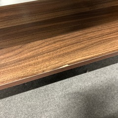 本棚　木目調の画像