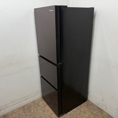 ハイセンス　Hisense　３ドア冷蔵庫　高級ガラスドア　省エネ　２８２L　HR-G2801BRの画像
