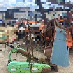 スター 2連ディスクモア MDM1345 手動ハンドル トラクター用 作業機 草刈り 牧草 農機具 中古 引き取り限定の画像