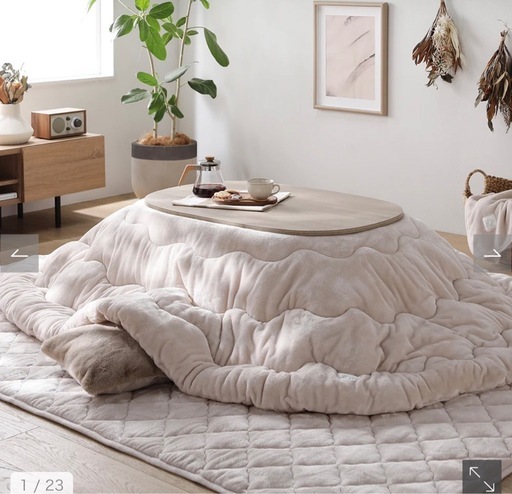 【新品】こたつ掛け布団2点セット（掛け布団・ラグ）